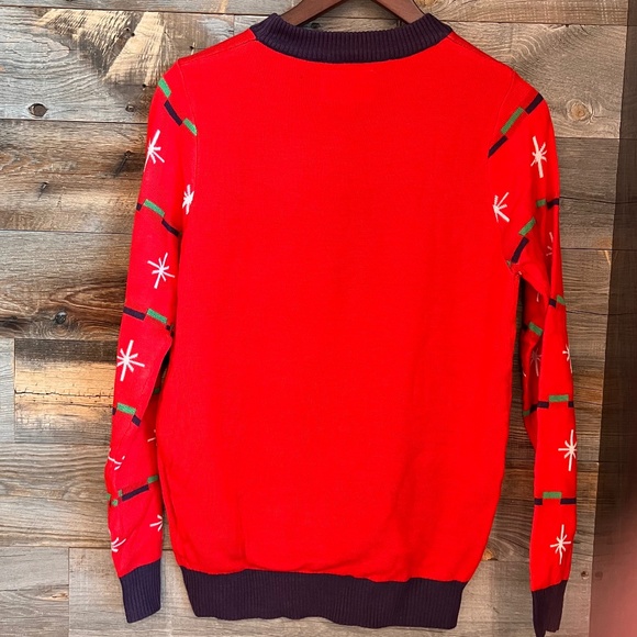 NWT 🆕 Fun Frenchie TIPSY ELVES Christmas/Holiday Sweater🎄 - Picture 6 of 9
